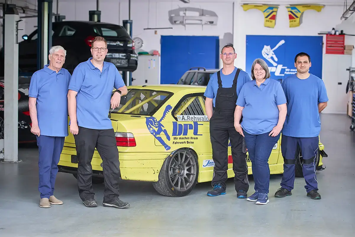 BRT Automotive – Gruppenbild des Teams BRT Automotive - Das Team
